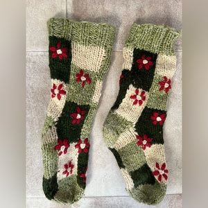 knit wool socks